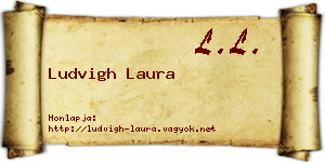 Ludvigh Laura névjegykártya